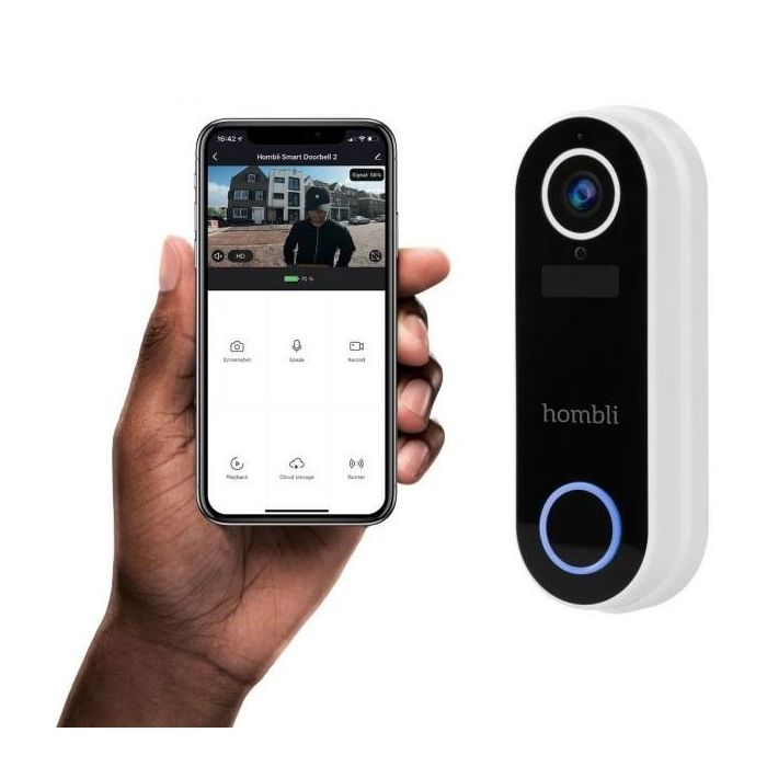 Hombli smarte Türklingel 2 (weiß) + Gong 5 Hombli smarte Türklingel 2 (weiß) + Gong 5