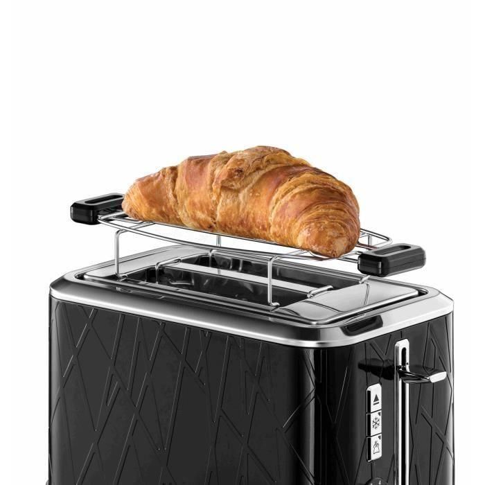 Russell Hobbs 28091-56 Estructura tostadora tostadora, Lift'n Look, ranuras XL, horneado ajustable, calentador de pastelería vienés - Negro 2 Russell Hobbs 28091-56 Estructura tostadora tostadora, Lift'n Look, ranuras XL, horneado ajustable, calentador de pastelería vienés - Negro 2