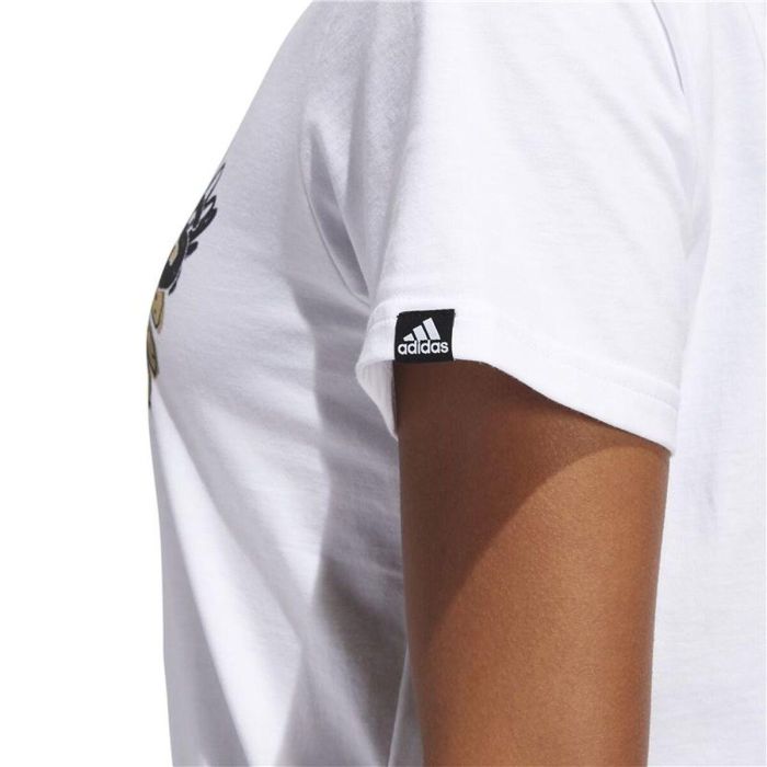 Camiseta de Manga Corta Mujer Adidas H57399 Blanco (XS)