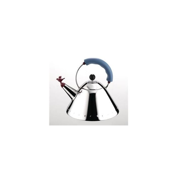 Alessi 9093 Hervidor de Acero Inoxidable 18/10 con Silbato en Forma de Pájaro 1 Alessi 9093 Hervidor de Acero Inoxidable 18/10 con Silbato en Forma de Pájaro 1