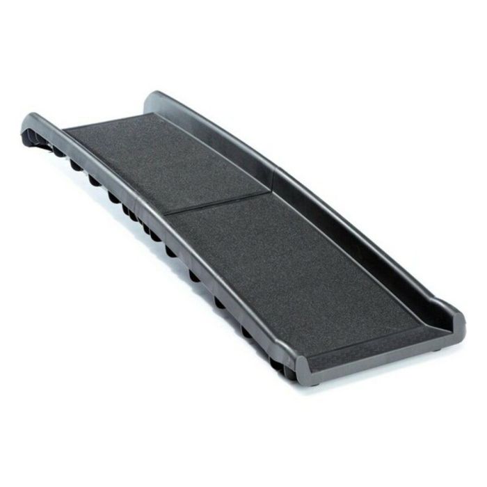 Trixie Rampa Plegable para Perros y Otros Animales Antideslizante de Plástico Negra 40x156 cm hasta 90 kg para Articulaciones