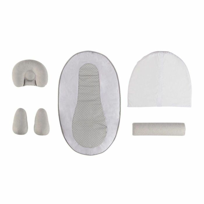 Tineo TIN3275057057414 Cocoón de Sueño para Bebés, Cuña Baby Tete Hold 10°, Ajustable, Escalable, Extraíble, 0-3 Meses, 58x40cm 3 Tineo TIN3275057057414 Cocoón de Sueño para Bebés, Cuña Baby Tete Hold 10°, Ajustable, Escalable, Extraíble, 0-3 Meses, 58x40cm 3