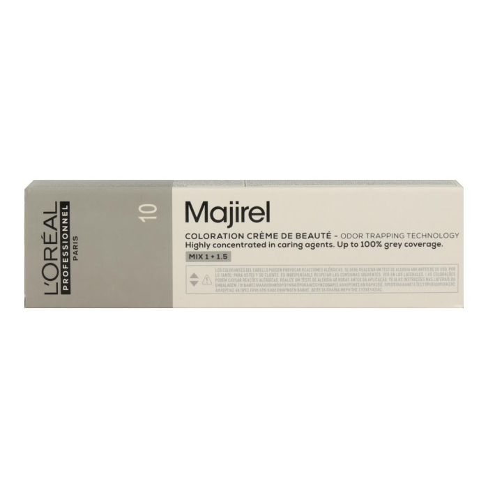 L'Oréal Majirel Fundamental 10 60ml - Tinte Permanente Profesional para Cobertura Total de Canas