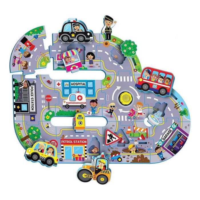 Puzzle con sonidos ciudad ocupada Puzzle con sonidos ciudad ocupada