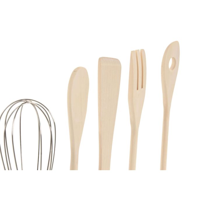 Utensilios Basicos DKD Home Decor Blanco 11 x 25 x 11 cm Set de 6 2