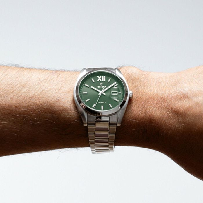 Reloj Hombre Festina F20707/5 Verde Plateado (Ø 40 mm) 1 Reloj Hombre Festina F20707/5 Verde Plateado (Ø 40 mm) 1