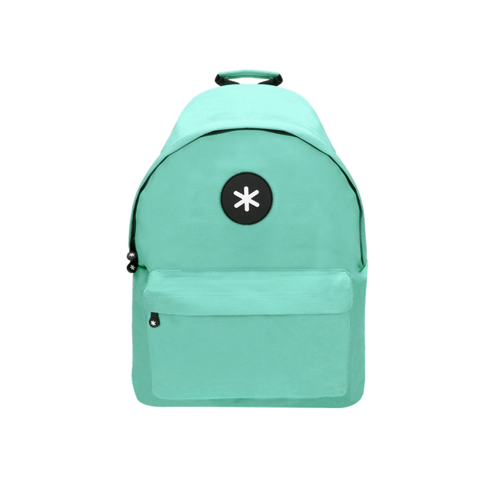 Antartik Mochila Verde Menta con Asas Acolchadas, Bolsillo para Portátil y Bolsillo Antirrobo, 310x160x410 mm 0 Antartik Mochila Verde Menta con Asas Acolchadas, Bolsillo para Portátil y Bolsillo Antirrobo, 310x160x410 mm 0