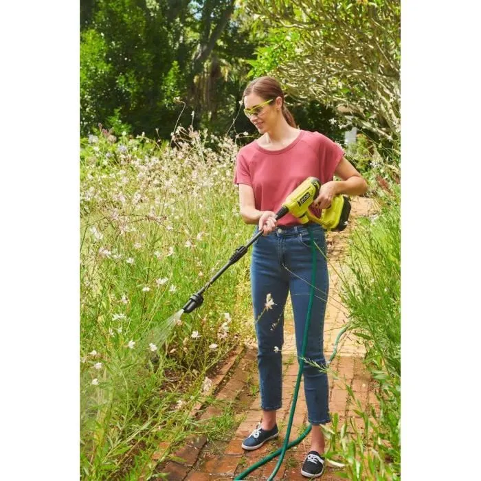 Ryobi Pistola de Alta Presión Inalambrica ONE+ 18V RY18PW22A-125 - 22 Bares - 182 L - Batería 2.5 Ah 5