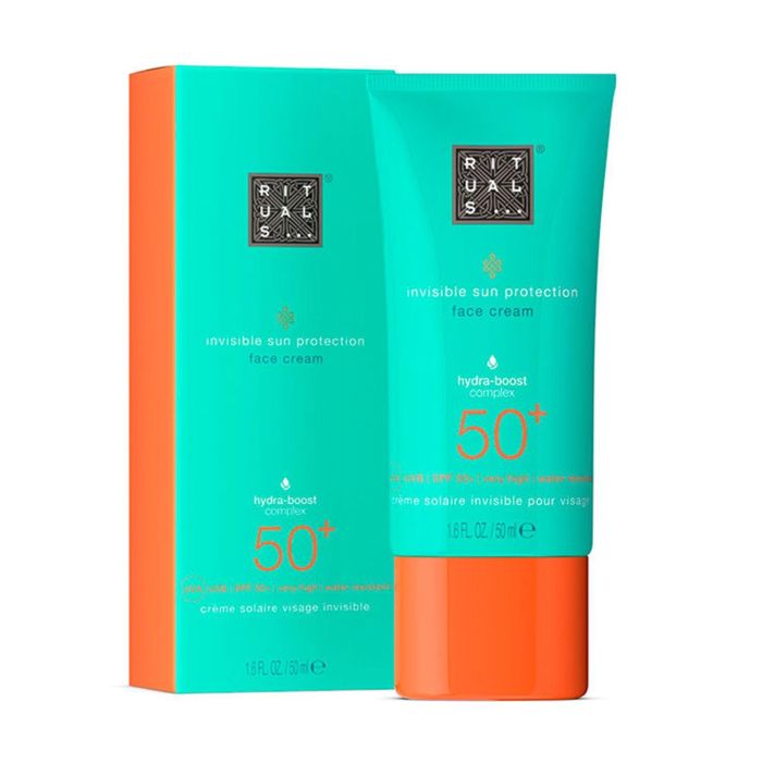 Rituals THE RITUAL OF KARMA Protector Solar Facial SPF50 50 ml - Crema Hidratante Antienvejecimiento UVA/UVB Rápida Absorción