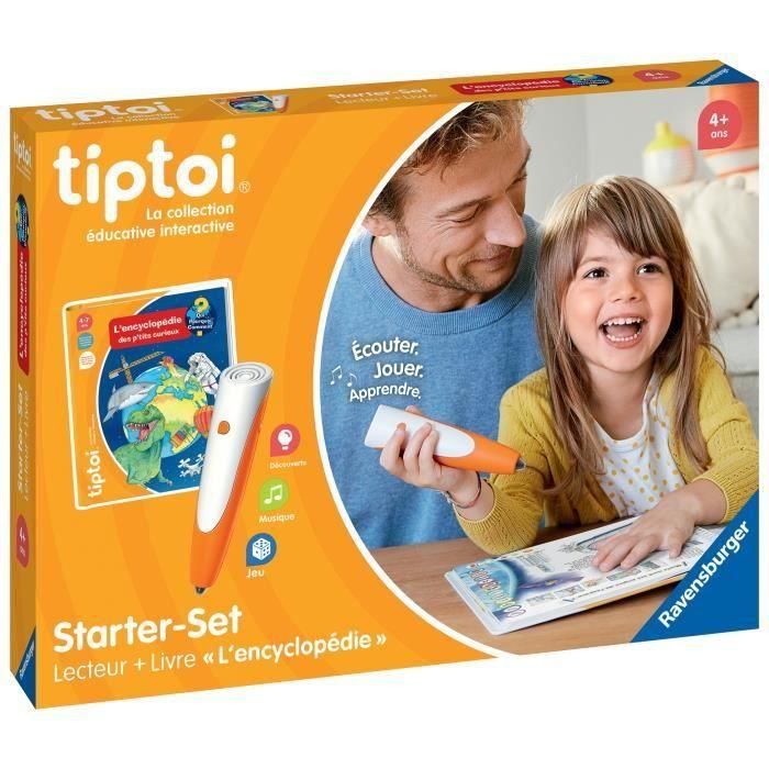 Ravensburger-tiptoi Starter Encyclo-4005556001767-Edades de 4 años en adelante Ravensburger-tiptoi Starter Encyclo-4005556001767-Edades de 4 años en adelante