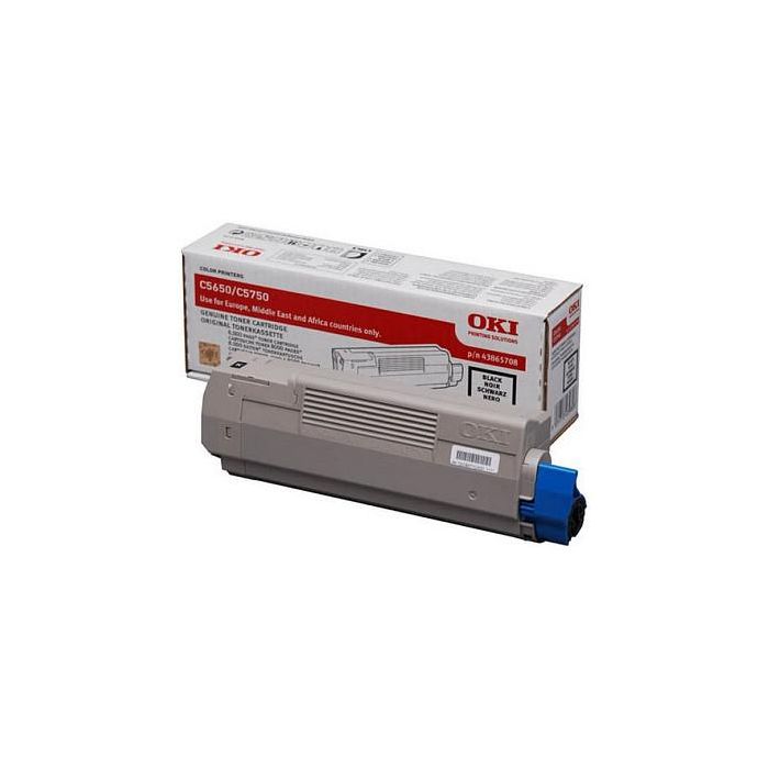 Oki C14 Tóner Negro Original 8000 páginas para C5650/5750 Oki C14 Tóner Negro Original 8000 páginas para C5650/5750
