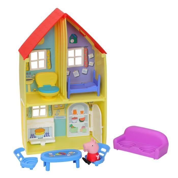 Hasbro F2167 Peppa Pig Casa Familiar Playset con 6 Accesorios: Cama, Sofá, Mesa. Puertas Horno/Nevera. Niños +3 Años 0 Hasbro F2167 Peppa Pig Casa Familiar Playset con 6 Accesorios: Cama, Sofá, Mesa. Puertas Horno/Nevera. Niños +3 Años 0