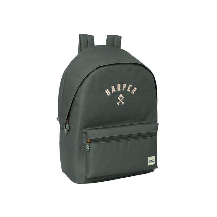 Safta Mochila Doble Para Portatil 15,6"+Usb Harper & Neyer "Grey"