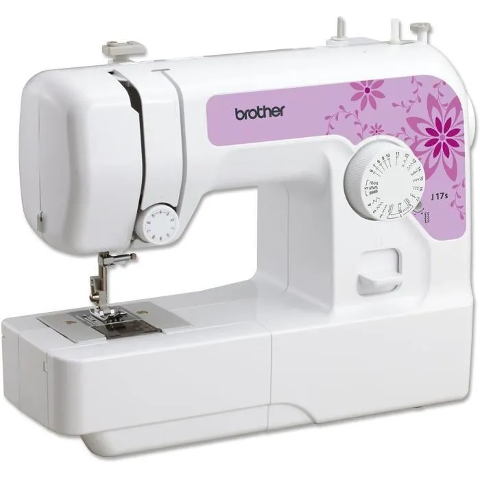 Brother J17s Máquina de coser semiautomática Mecánica 17 puntadas Blanco 1