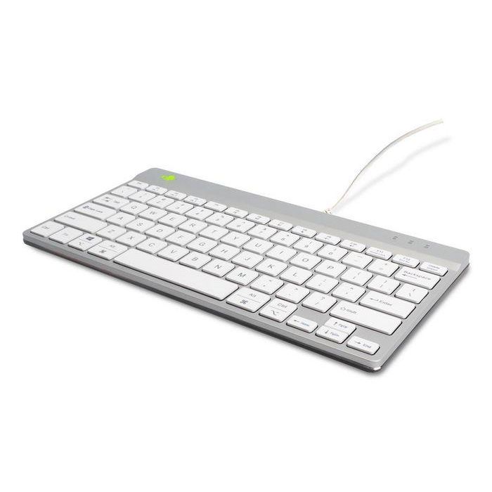 R-Go Tools Ergonomic keyboard R-Go Compact Break, compact keyboard with break software, QWERTY (US), wired, white R-Go Tools Ergonomic keyboard R-Go Compact Break, compact keyboard with break software, QWERTY (US), wired, white