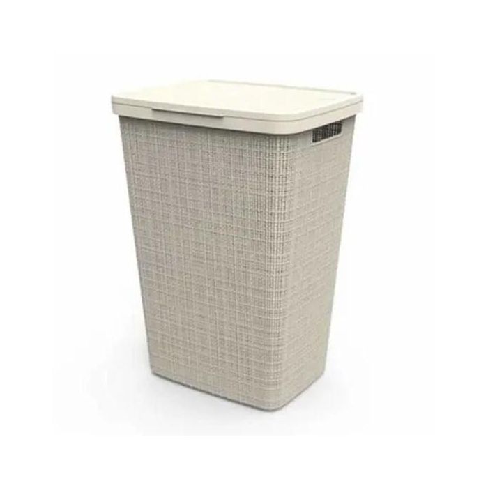 Curver Cofre de Lavandería Yute 58 L - Beige para Ropa Sucia y Almacenamiento del Hogar 0 Curver Cofre de Lavandería Yute 58 L - Beige para Ropa Sucia y Almacenamiento del Hogar 0