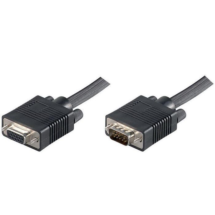 MicroConnect Cable Extensión SVGA Full HD 10m para Conexión PC/Portátil a Monitor/Proyector/Beamer
