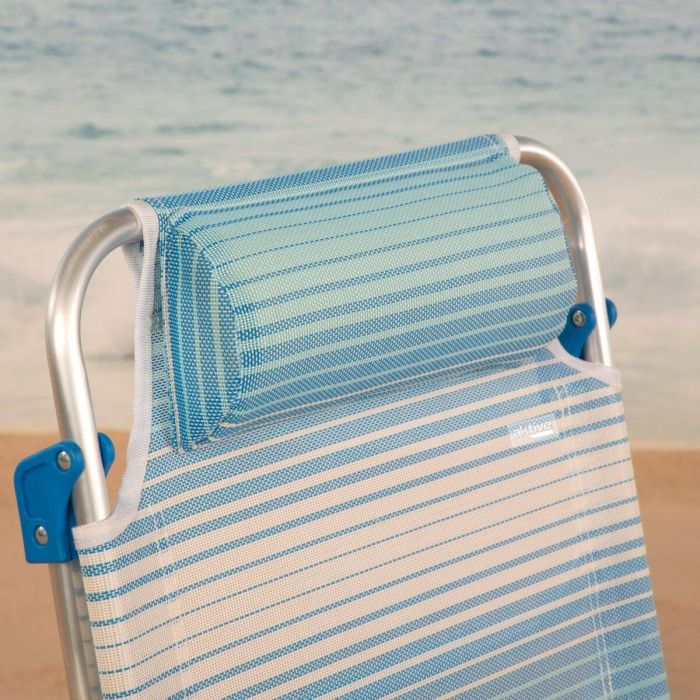 Silla de Playa Aktive 47 x 82 x 49 cm (2 Unidades) 2 Silla de Playa Aktive 47 x 82 x 49 cm (2 Unidades) 2