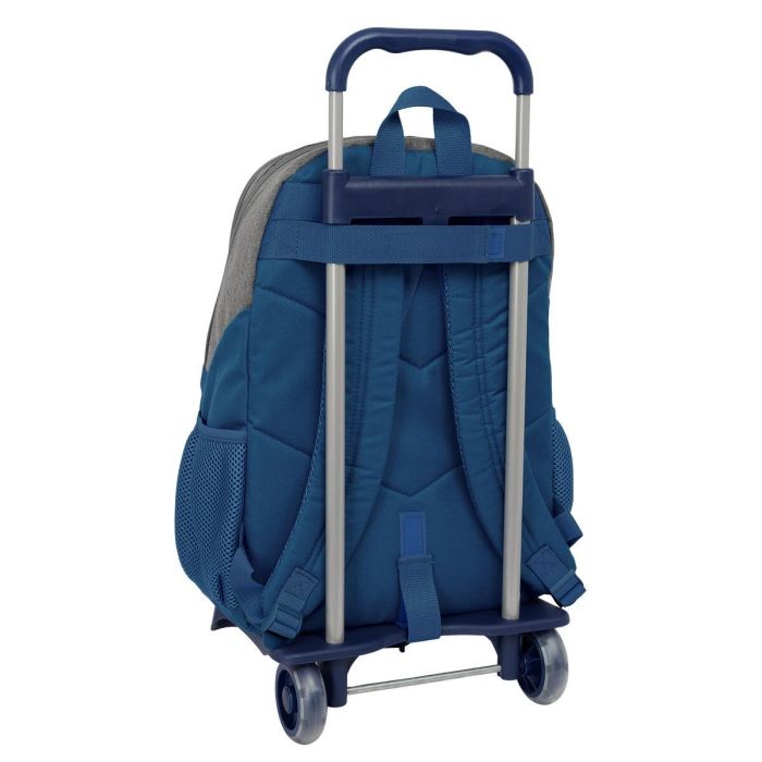 Mochila Escolar con Ruedas Munich Street Azul Gris 32 x 44 x 16 cm 1