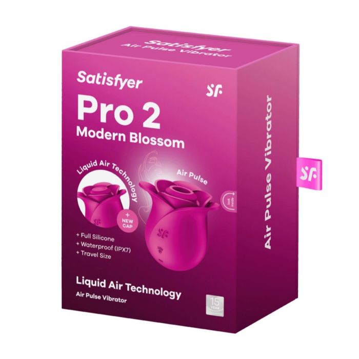 SATISFYER Pro2 air pulse vibrador rosa moderna para mujer