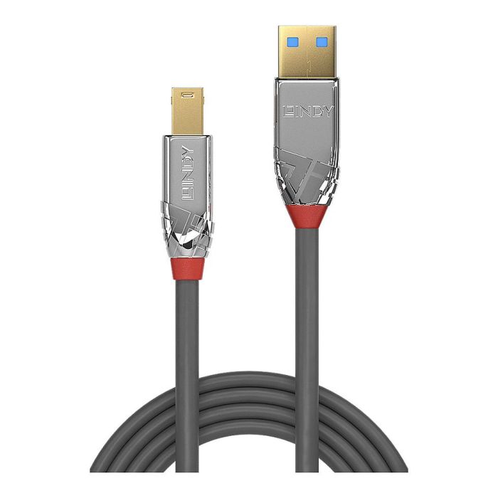 Lindy Cromo Line Cable USB 3.2 Tipo A a B 2m 5Gbps 1