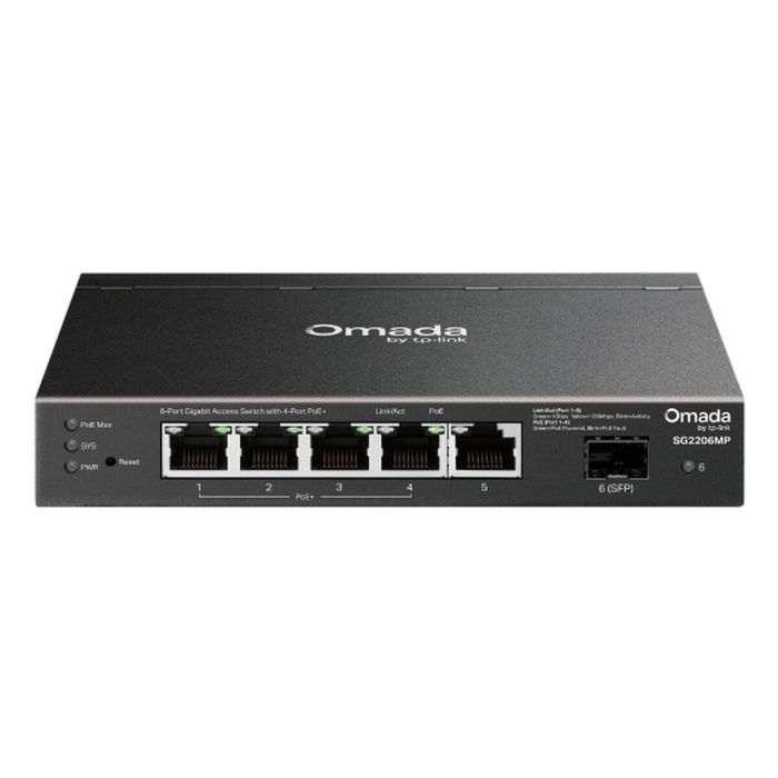 TP-Link SX3832MPP Switch Gestionado L2+ 10G Ethernet con 24 Puertos RJ-45, 8 SFP+, PoE y Montaje en Rack/DIN 2 TP-Link SX3832MPP Switch Gestionado L2+ 10G Ethernet con 24 Puertos RJ-45, 8 SFP+, PoE y Montaje en Rack/DIN 2