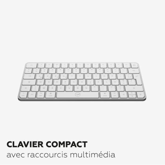 Teclado Mobility Lab KMP2000W Mini Blanco 3