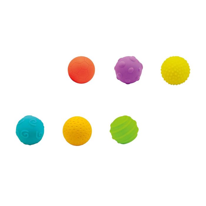 Tachan Pelota Meteorito Grande de Ruber con 5 Minipelotas Encajables Sensoriales; Desarrollo Motricidad Fina Bebés +6 Meses 3 Tachan Pelota Meteorito Grande de Ruber con 5 Minipelotas Encajables Sensoriales; Desarrollo Motricidad Fina Bebés +6 Meses 3