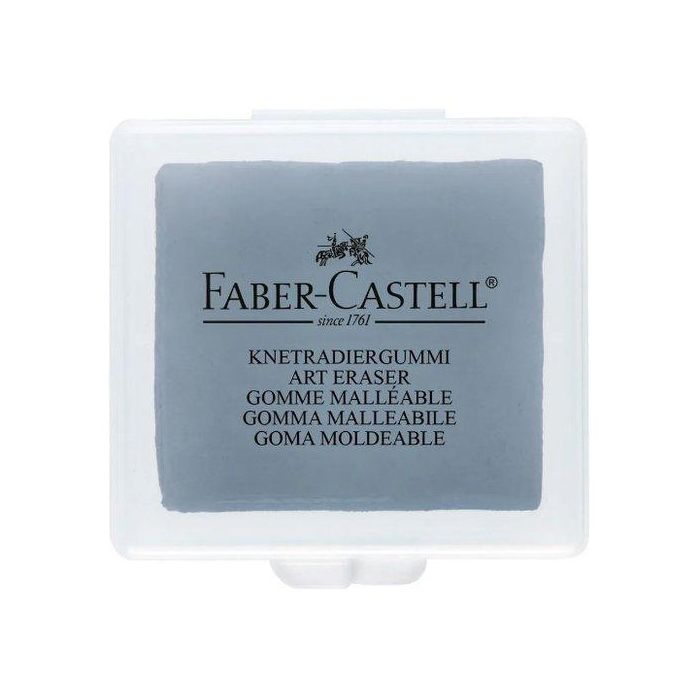 Goma De Borrar Faber-Castell 127220 Moldeable Gris (Carboncillo-Pastel) (Ud.) (Set de 18)