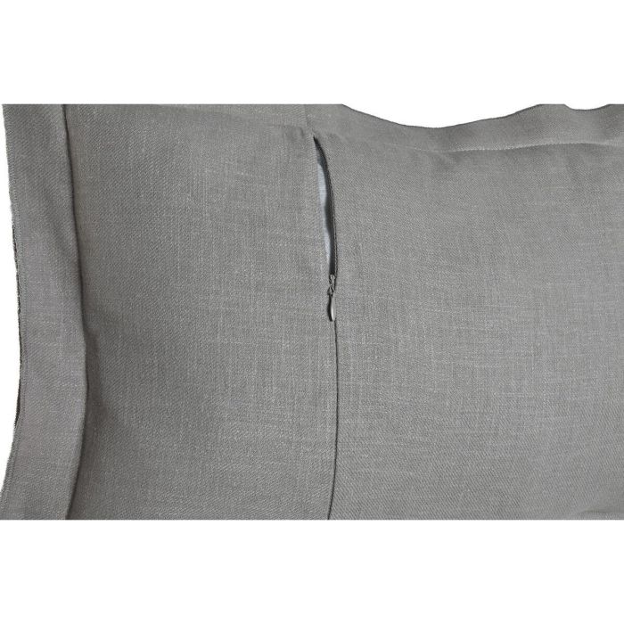 Cojin Cottage DKD Home Decor Gris Claro 30 x 50 cm 1