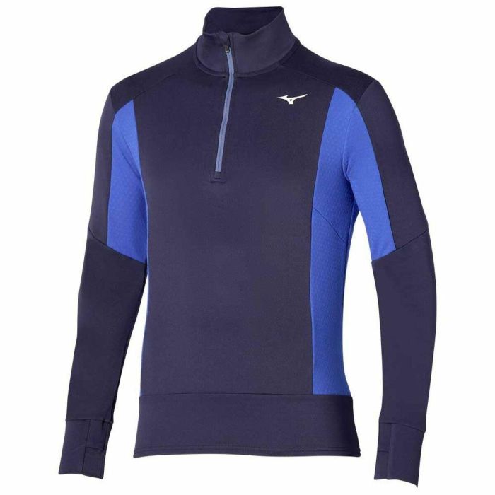 Sudadera sin Capucha Hombre Mizuno Warmalite HZ Azul