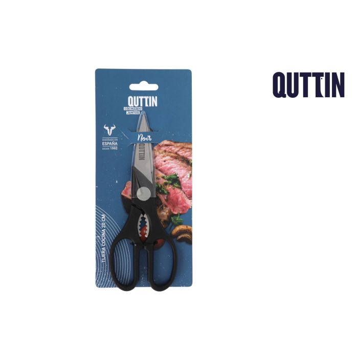 Tijera de cocina Noir Quttin 20 cm (24 Unidades) Tijera de cocina Noir Quttin 20 cm (24 Unidades)