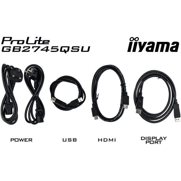 Monitor Iiyama 27’’, Ips, 100Hz, 300 comprimidos 4 Monitor Iiyama 27’’, Ips, 100Hz, 300 comprimidos 4