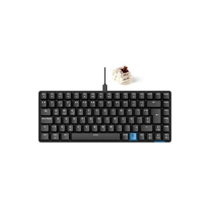 Hiditec Teclado Gaming GM1K Switches Brown - 75% Mecánico Hot-Swap, Wireless, Bluetooth 5.0, USB, Modelo GKE010006 Hiditec Teclado Gaming GM1K Switches Brown - 75% Mecánico Hot-Swap, Wireless, Bluetooth 5.0, USB, Modelo GKE010006