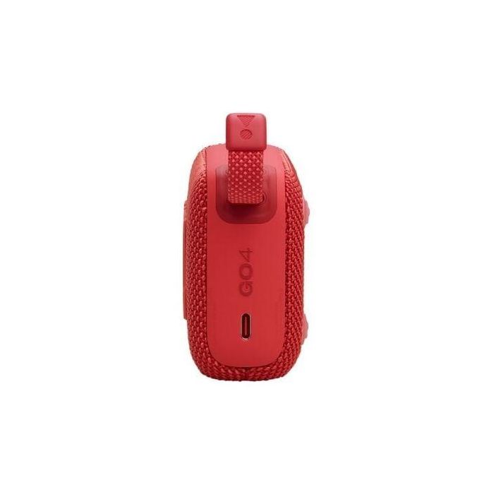 JBL JBLGO4RED Altavoz Bluetooth Ultraportátil Go 4 con Sonido JBL Pro y Graves Potentes, IP67 Agua y Polvo, 9h Batería, Rojo 3