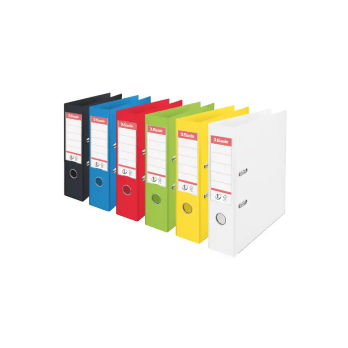 Esselte N1 Archivador de Palanca Din A4 Lomo 75 mm Carton Forrado Negro 8