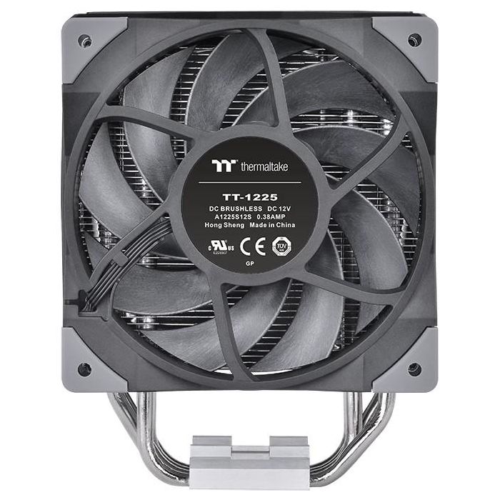 Thermaltake Toughair 510 Multi Cooler para Procesador | AMx 115x 1200 1700, Negro, Doble Ventilador 12cm, 500-2000 RPM 2