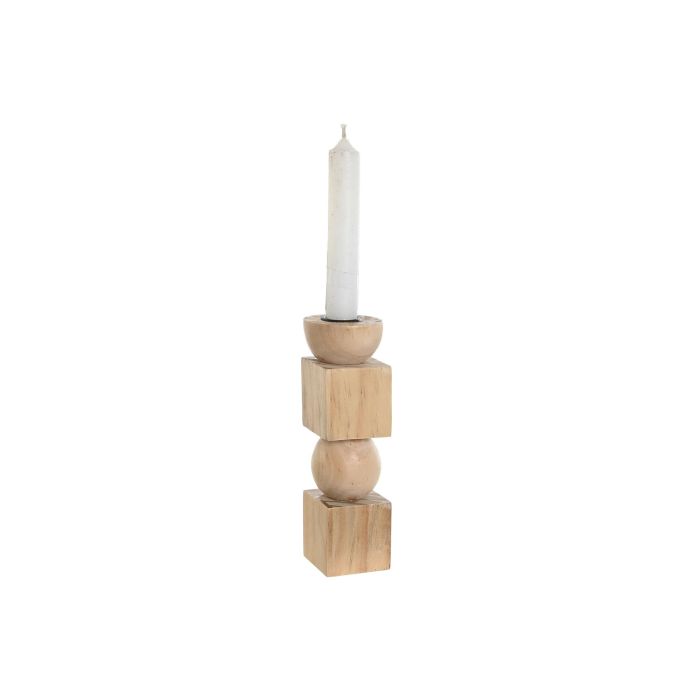 Portavela Scandi DKD Home Decor Natural 5 x 17.5 x 5 cm (6 Unidades) 1 Portavela Scandi DKD Home Decor Natural 5 x 17.5 x 5 cm (6 Unidades) 1