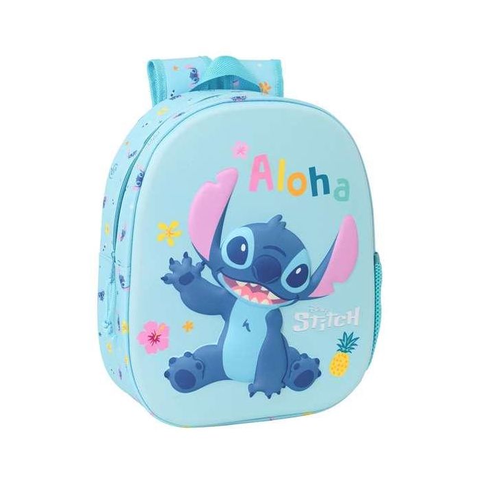 Safta Mochila 3D Stitch 3D 27x33x10 cm