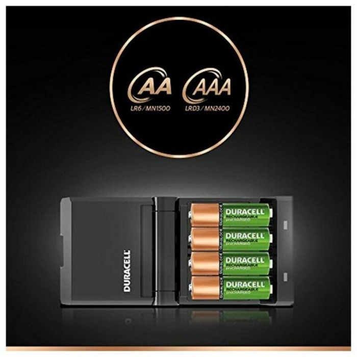 Cargador + Pilas Recargables DURACELL CEF27 2 x AA + 2 x AAA 1700 mAh 750 mAh (1 unidad) 2