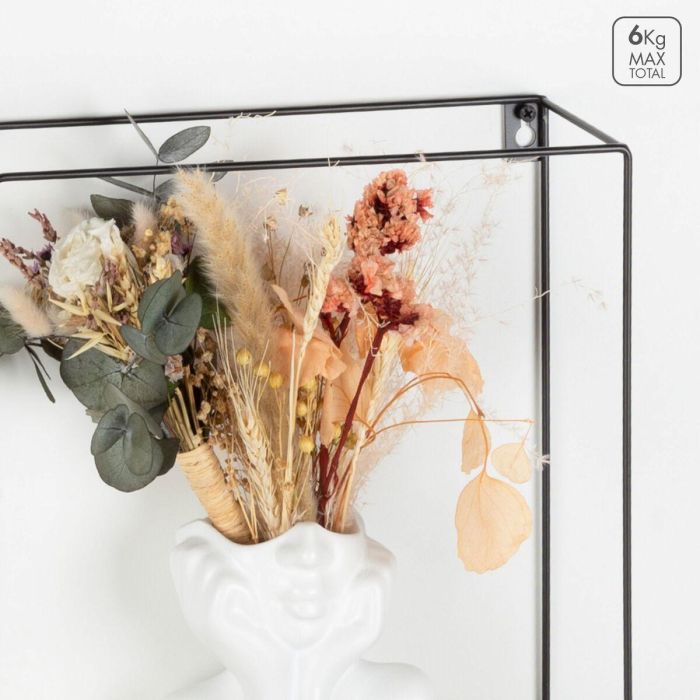 Estantería Max Home Hierro Madera MDF 30 x 30 x 10 cm (4 Unidades) 4 Estantería Max Home Hierro Madera MDF 30 x 30 x 10 cm (4 Unidades) 4