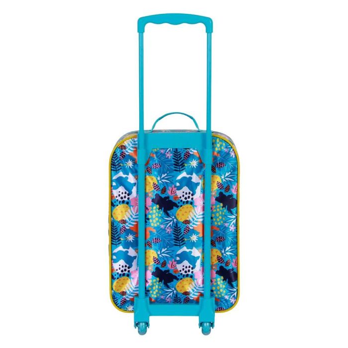 Maleta Trolley Soft 3D Colors Disney Lilo y Stitch Turquesa 2