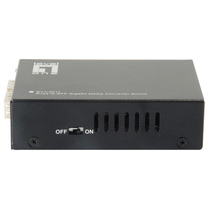 Level One Convertidor GVT-2011 Gigabit Ethernet 10/100/1000T a 1000SX 20km 4