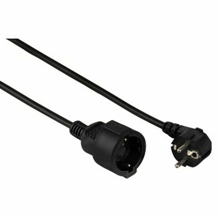HAMA Cable extension Schucko 2m Negro