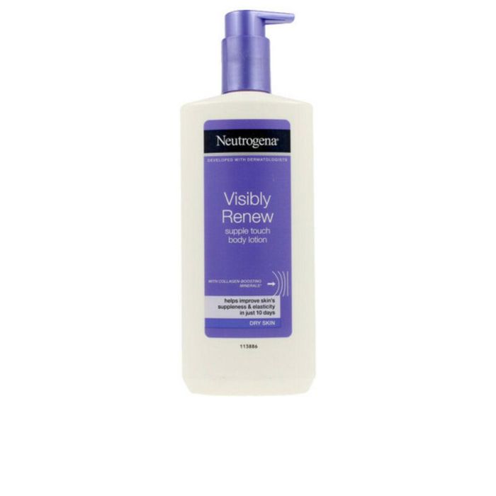 Neutrogena Visibly Renew Loción Corporal Hidratante Intensiva Piel Seca | Mejora Elasticidad y Suavidad Duradera 400 ml Dosificador