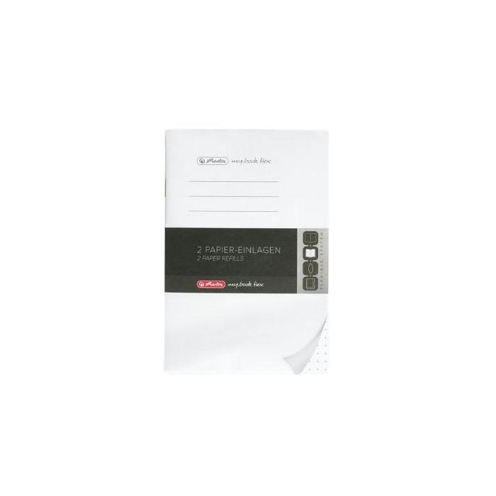 Herlitz my.book flex A6 Recambio 2x 40 Hojas Cuadriculadas FSC Mix