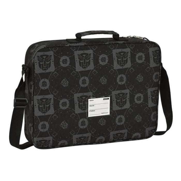 Cartera Escolar Transformers Negro 38 x 28 x 6 cm 5