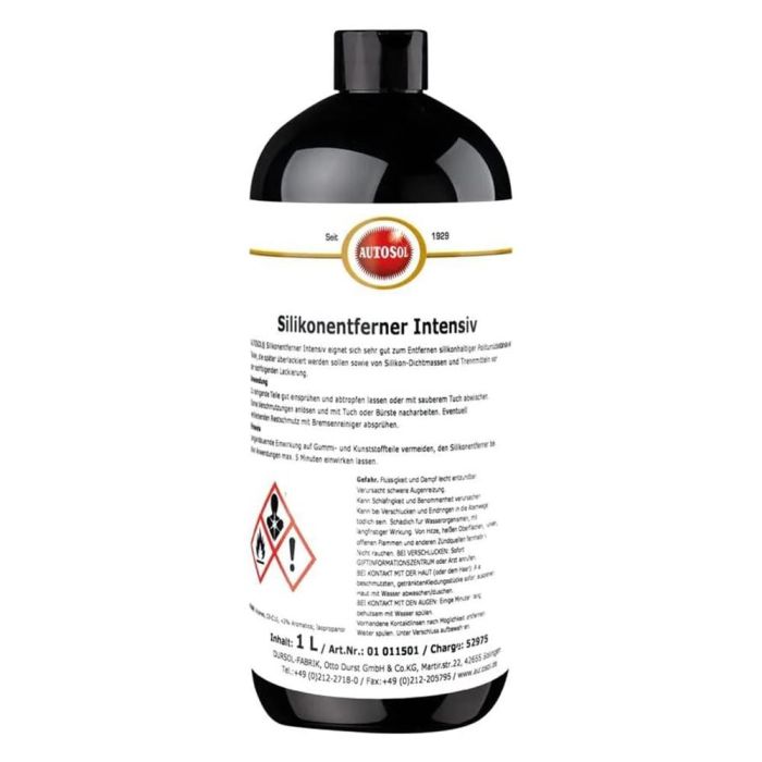Removedor De Silicona Autosol Intensivo Botella 1000 mL SOL01011501 Removedor De Silicona Autosol Intensivo Botella 1000 mL SOL01011501