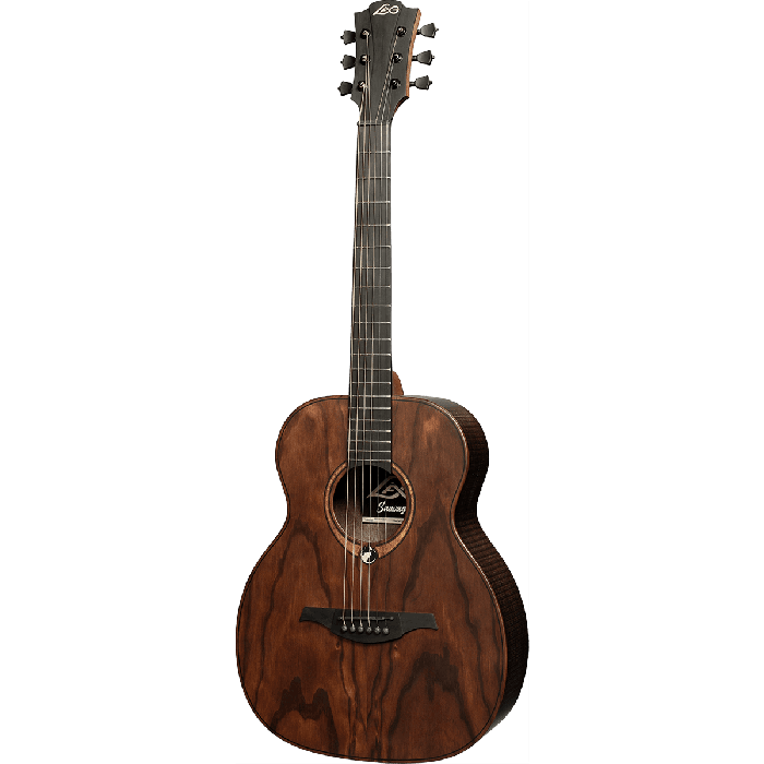 LAG Guitarra Acústica Travel Sauvage Natural Satinado Brankowood Eucalipto 600mm 2 LAG Guitarra Acústica Travel Sauvage Natural Satinado Brankowood Eucalipto 600mm 2