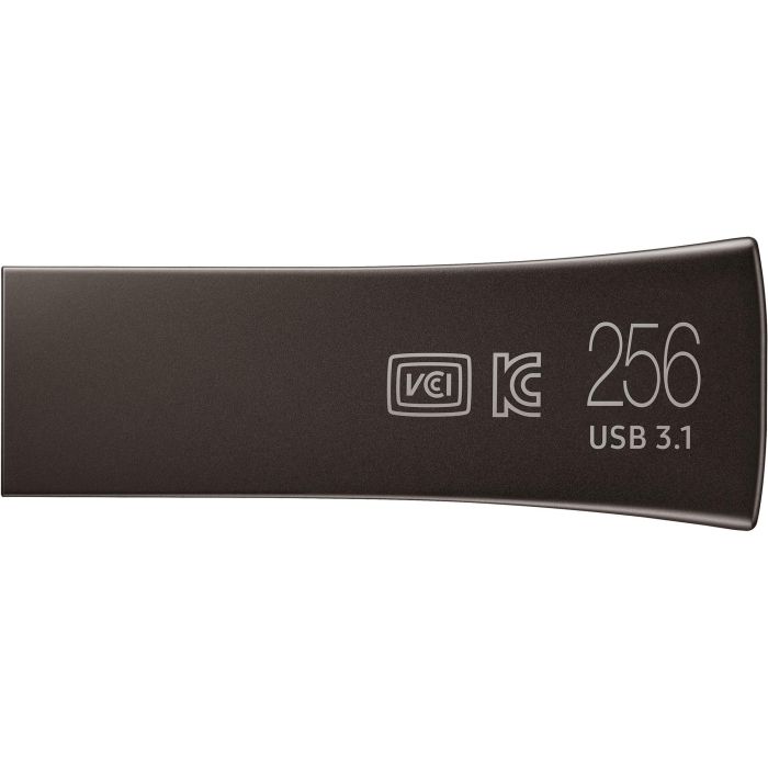 Samsung Pendrive 256GB BAR Plus Titan Gray USB 3.1 MUF-256BE4/APC, hasta 400 MB/s